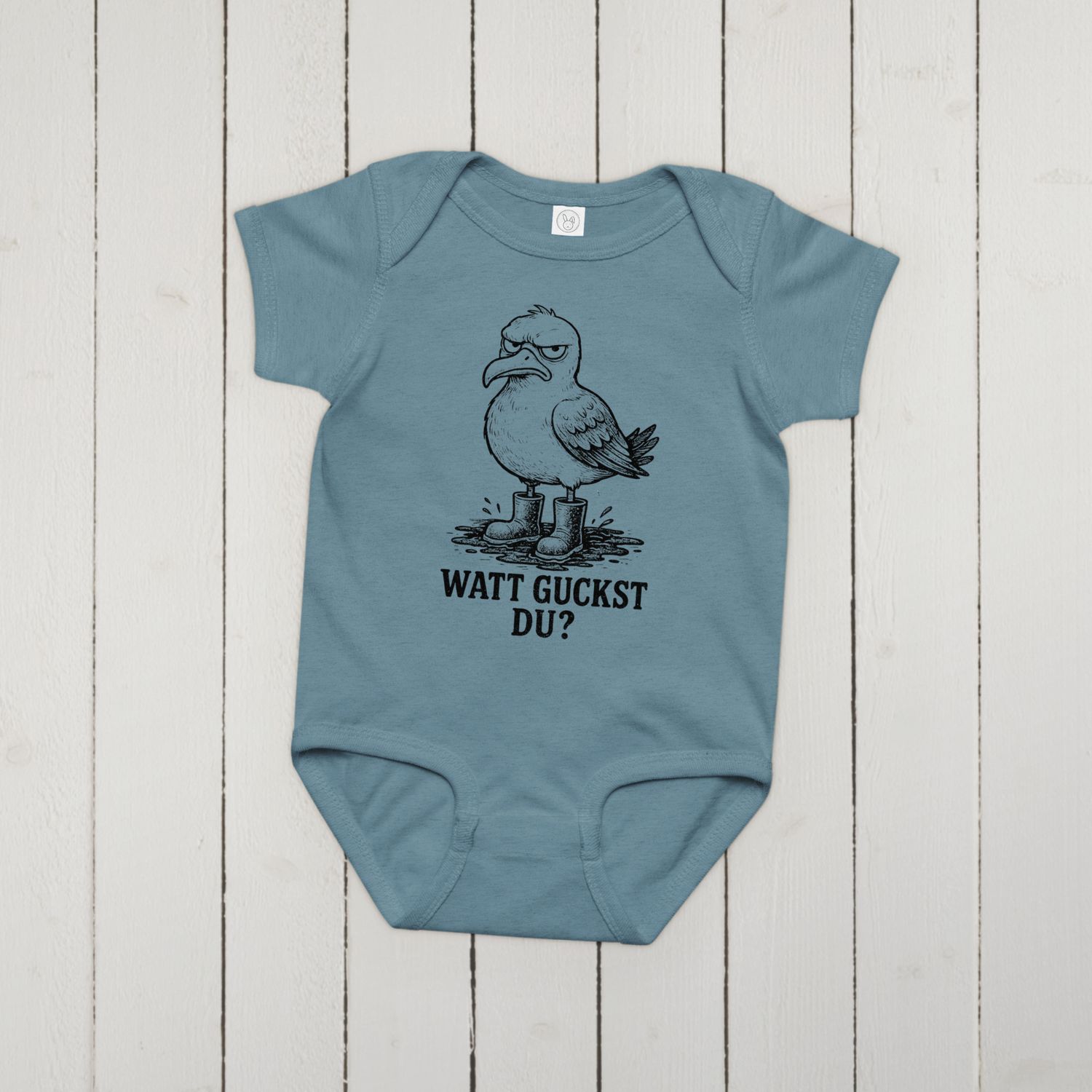 Watt guckts du? (Baby-Jersey-Body) Watt guckts du? (Baby-Jersey-Body)