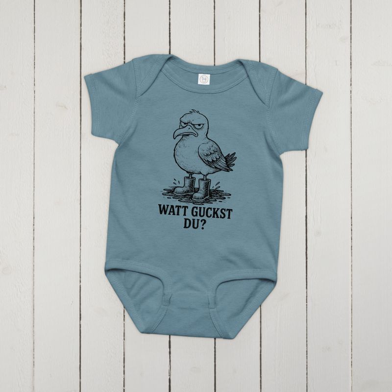 Watt guckts du? (Baby-Jersey-Body) Watt guckts du? (Baby-Jersey-Body)
