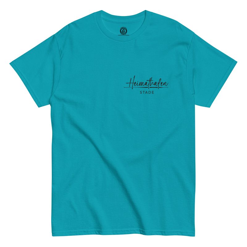 Heimathafen Stade - kleiner Print (Unisex T-Shirt)
