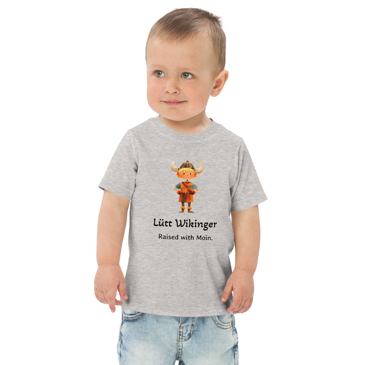 Lütt Wikinger -OHNE Ort (Jersey-T-Shirt für Kleinkinder) Lütt Wikinger -OHNE Ort (Jersey-T-Shirt für Kleinkinder)