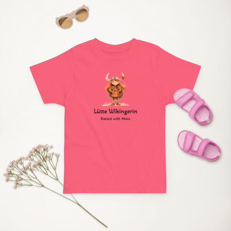 Lütte Wikingerin - OHNE Ort (Jersey-T-Shirt für Kleinkinder) Lütte Wikingerin - OHNE Ort (Jersey-T-Shirt für Kleinkinder)