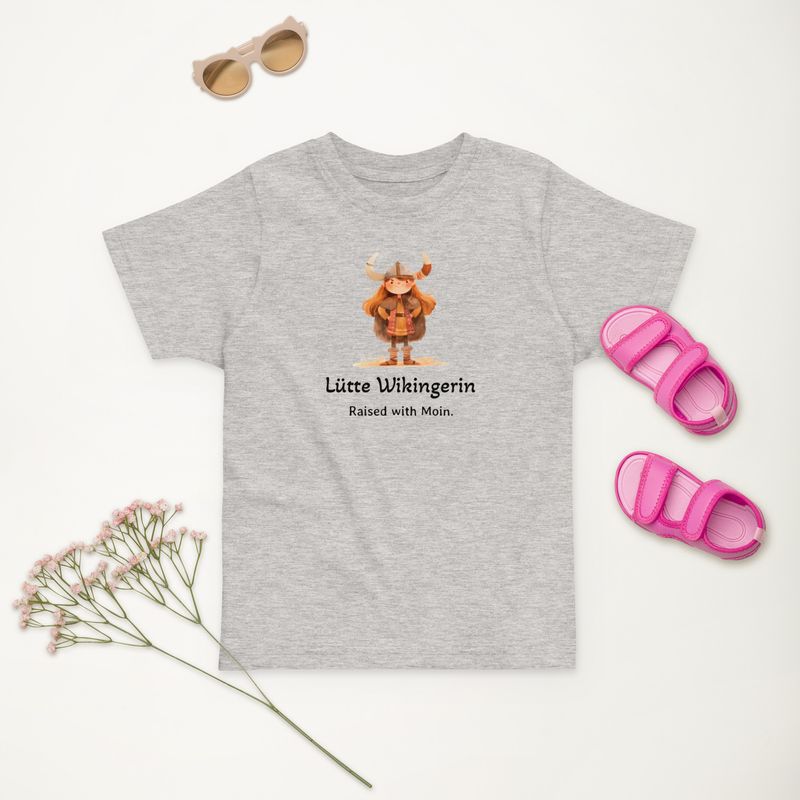Lütte Wikingerin - OHNE Ort (Jersey-T-Shirt für Kleinkinder)