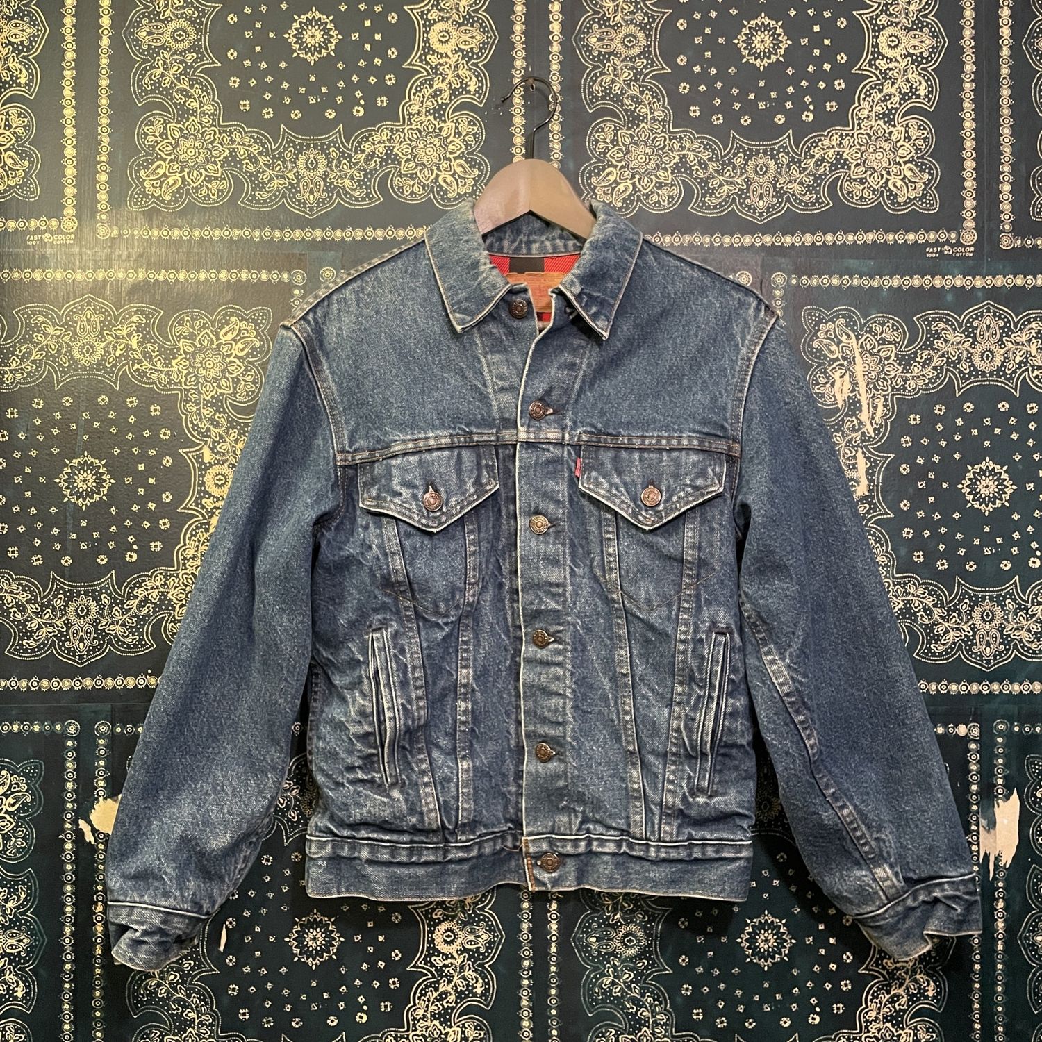 Levi's Type 3 Buffalo Plaid Lined Denim Jacket