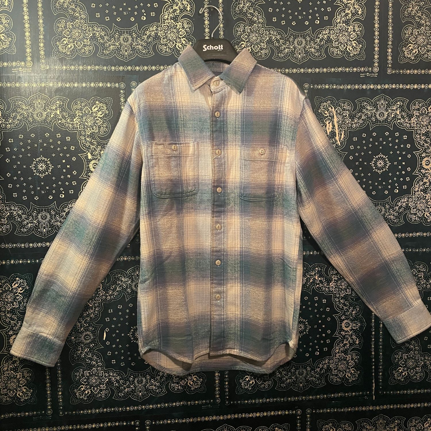 Schott Heavy Flannel Work Shirt SH2535