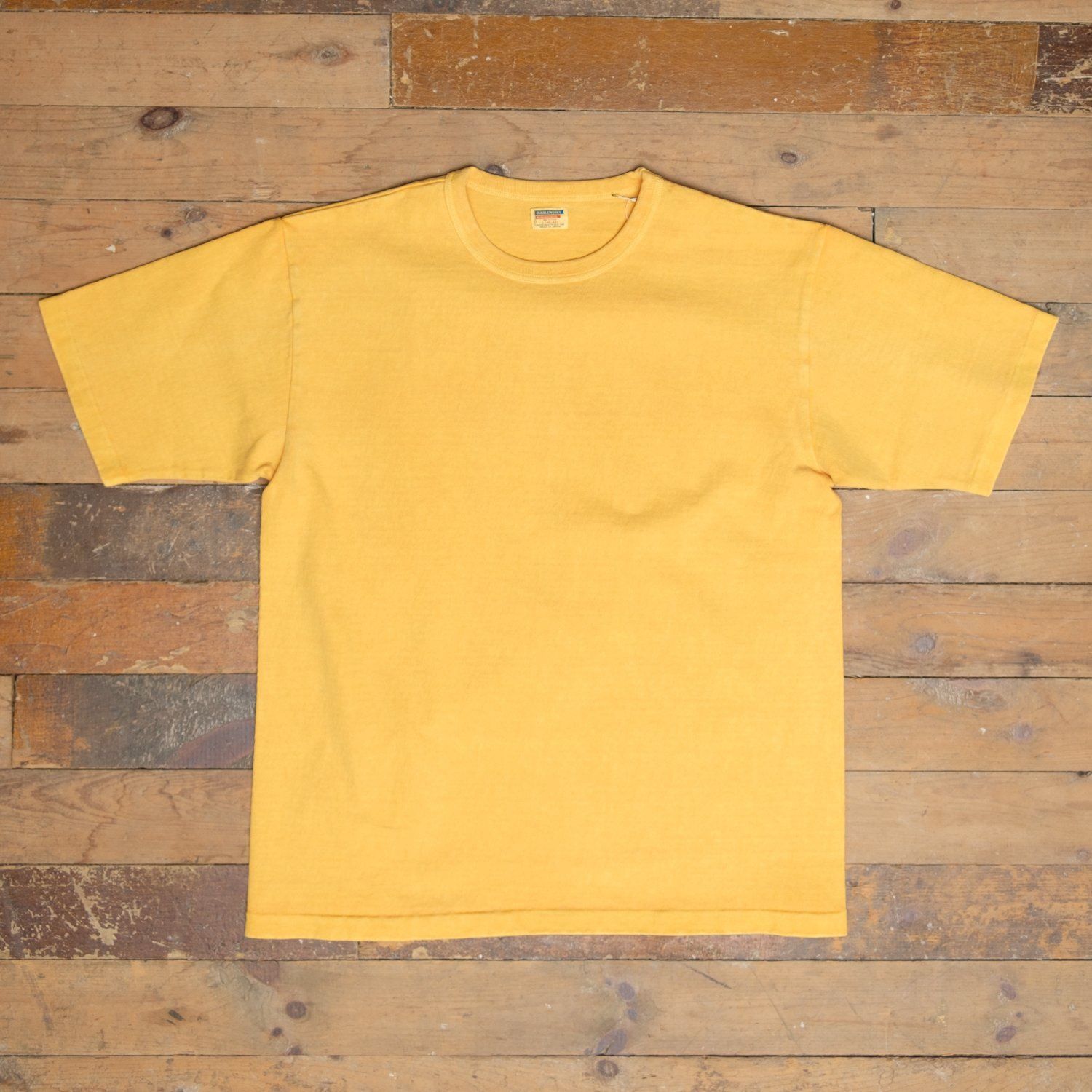 Dubbleworks Heavyweight Gold Pigment Dyed T-Shirt, Size: Medium