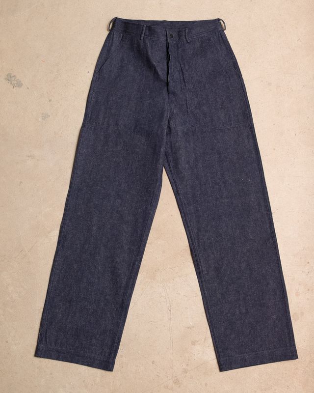 Warehouse USN Denim Trousers - Indigo