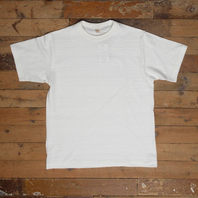 Warehouse 4601 Loopwheel Tee in White