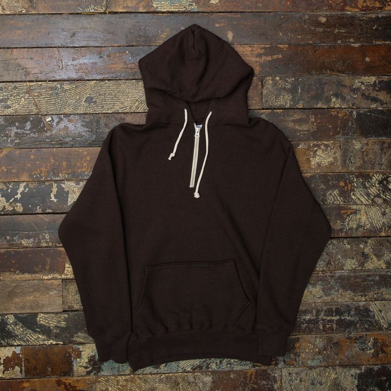 Dubbleworks Half Zip Hoodie in Sumikuro