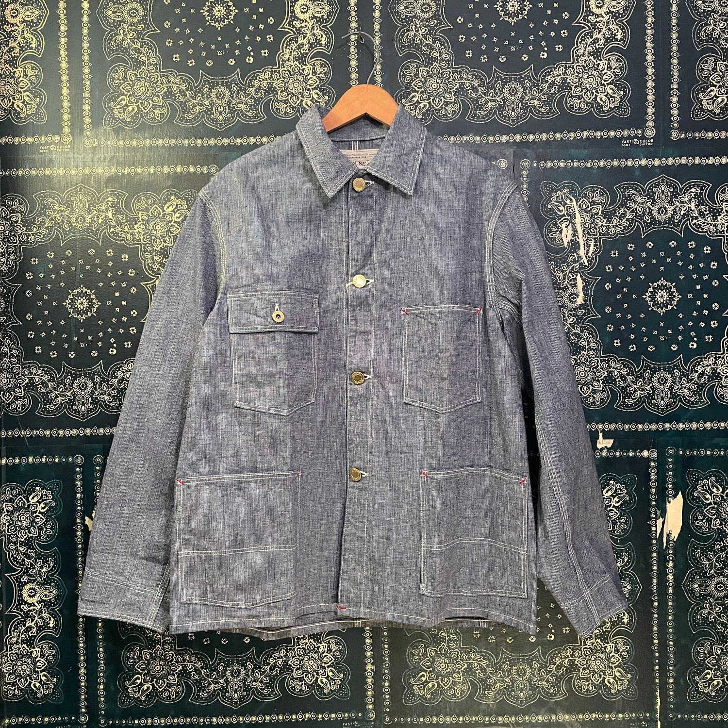 Warehouse Pincheck Coverall Jacket