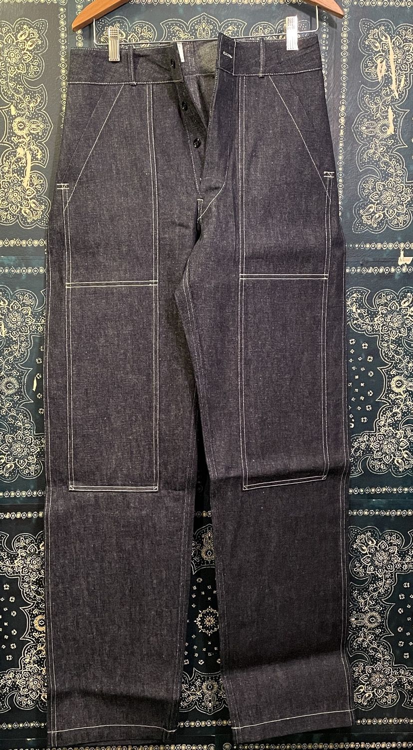 Warehouse 1930's WPA Double Knee Denim Pants Lot #1239