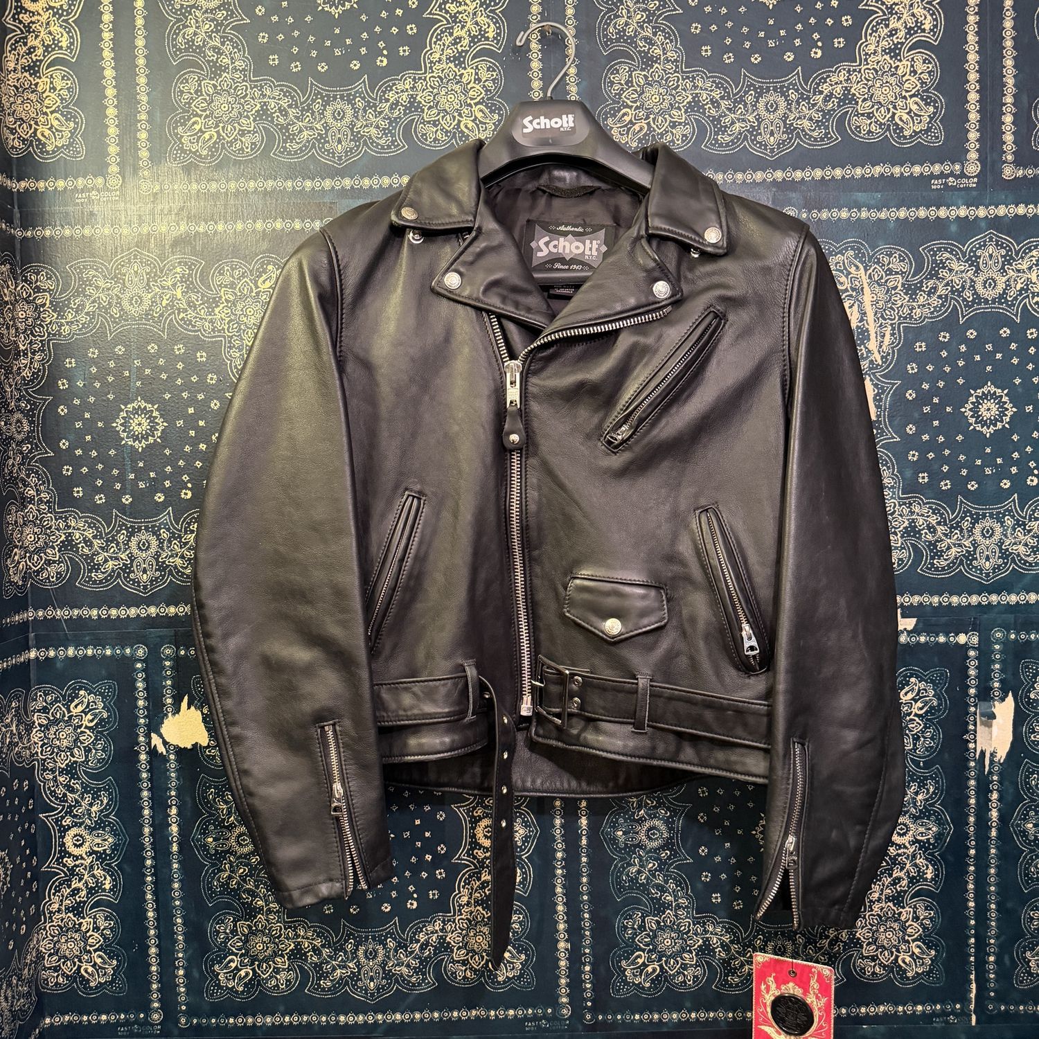 Schott  626VNW Women's Vintaged Cowhide Motorcycle Jacket