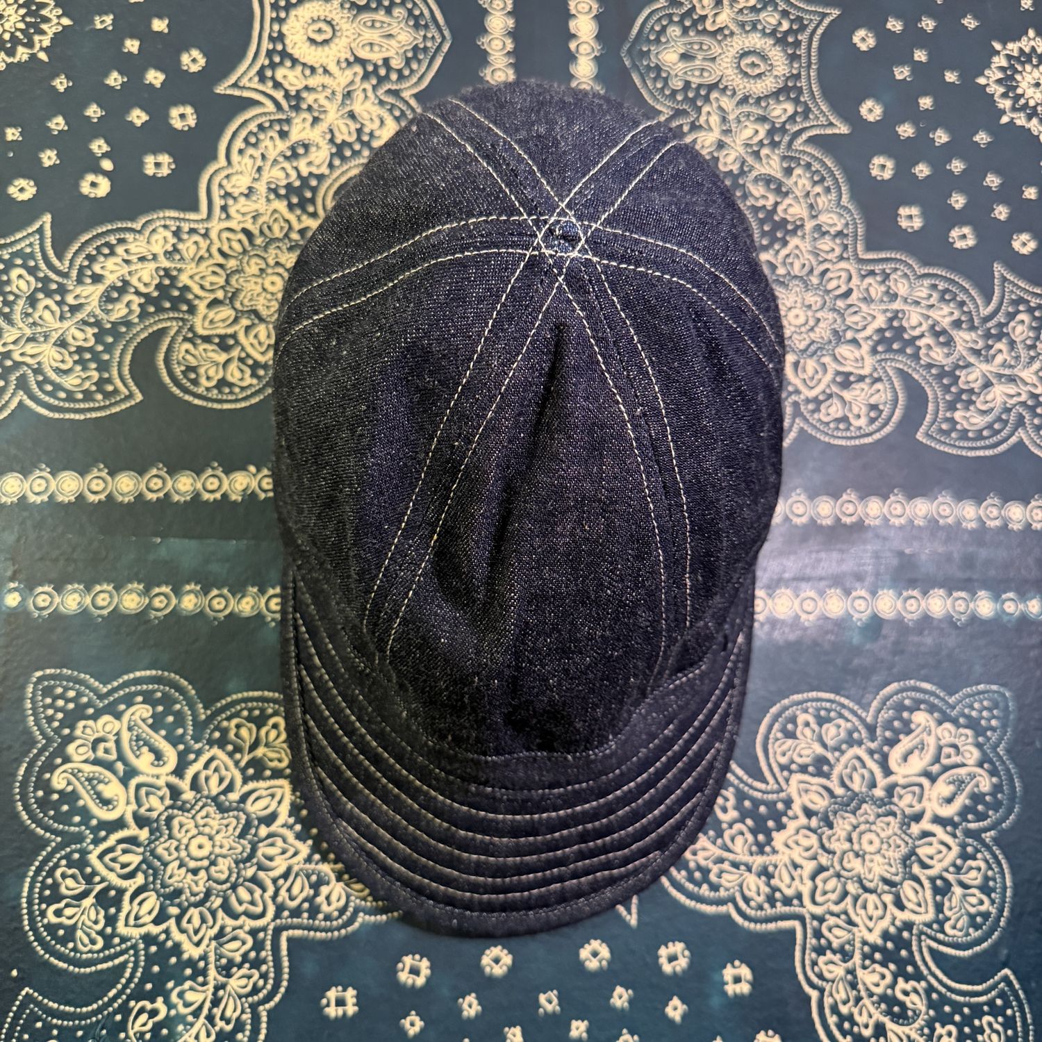 Warehouse Denim Cap Lot #5242 in Indigo