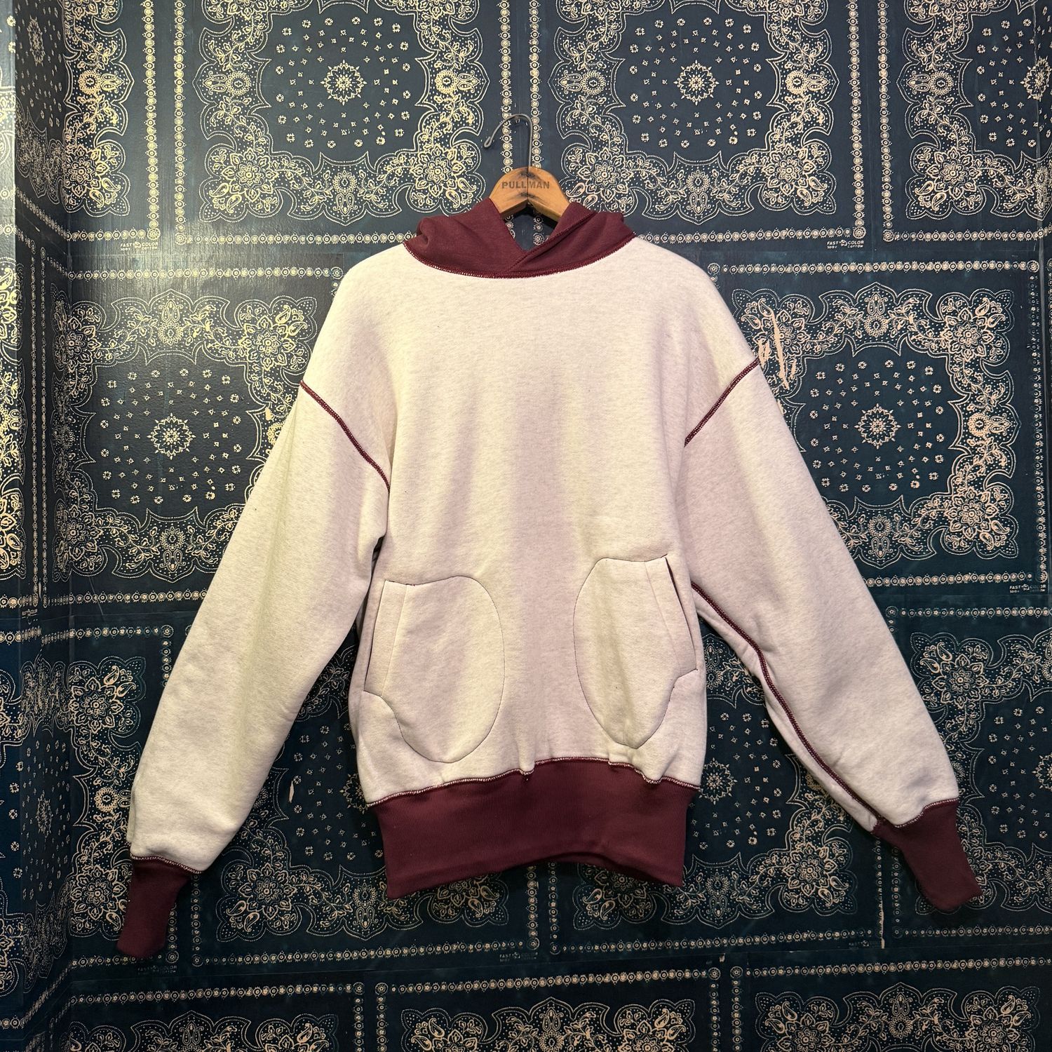 Plain Sweatshirt Lot #JG-CS12 in Bordeaux