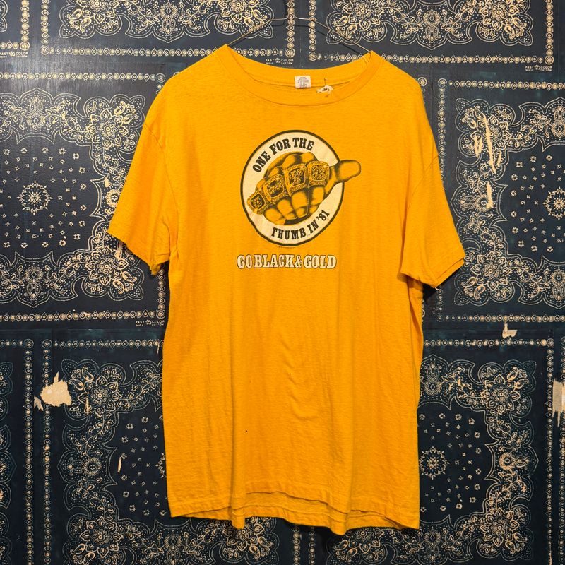 Vintage One for the Thumb Steelers Tee