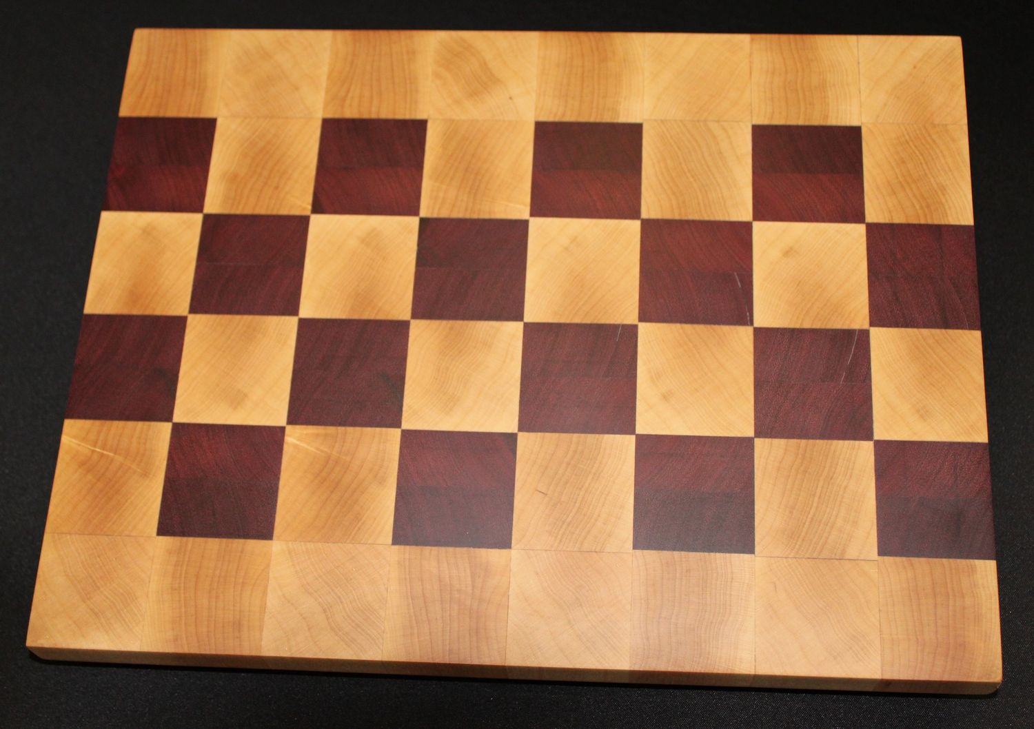 Purple Heart & Maple End-Grain Cutting Board