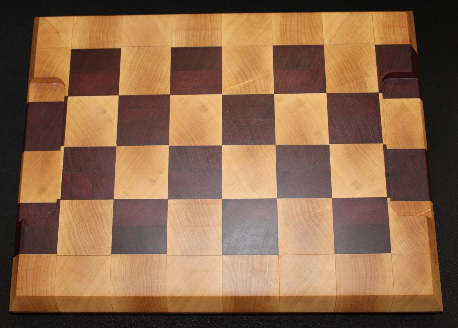 Purple Heart & Maple End-Grain Cutting Board