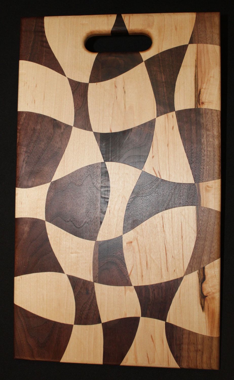 Bended Maple & Walnut Charcuterie Board