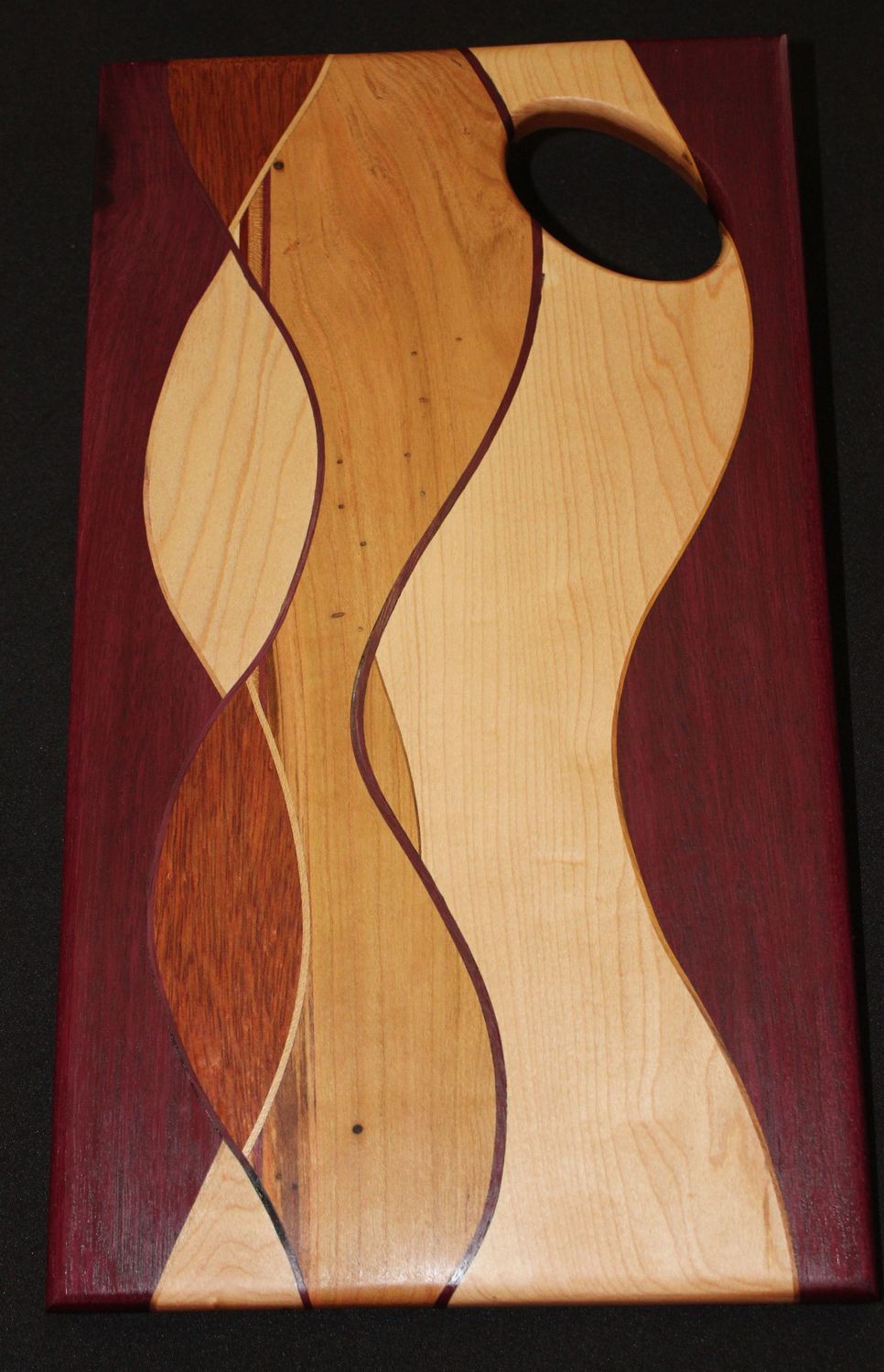 Purple Heart Woven Charcuterie Board