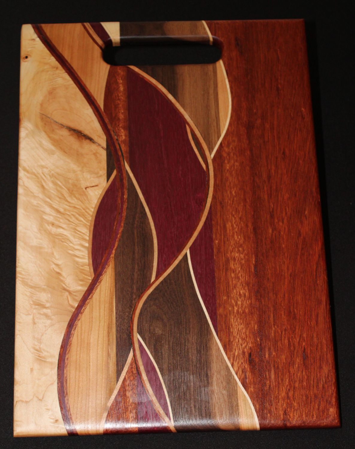 Vertical Format Woven Charcuterie Board