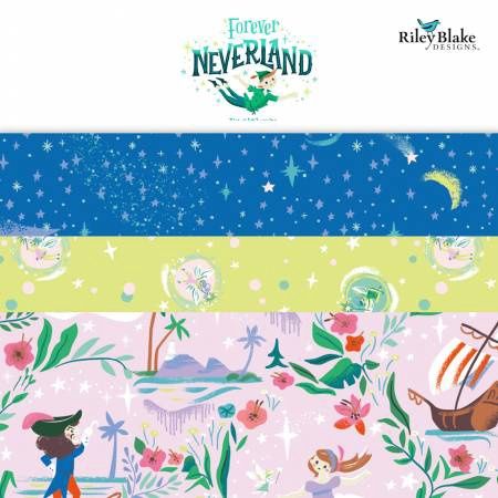 Forever Neverland Fat Quarter Bundle 21 Pcs.