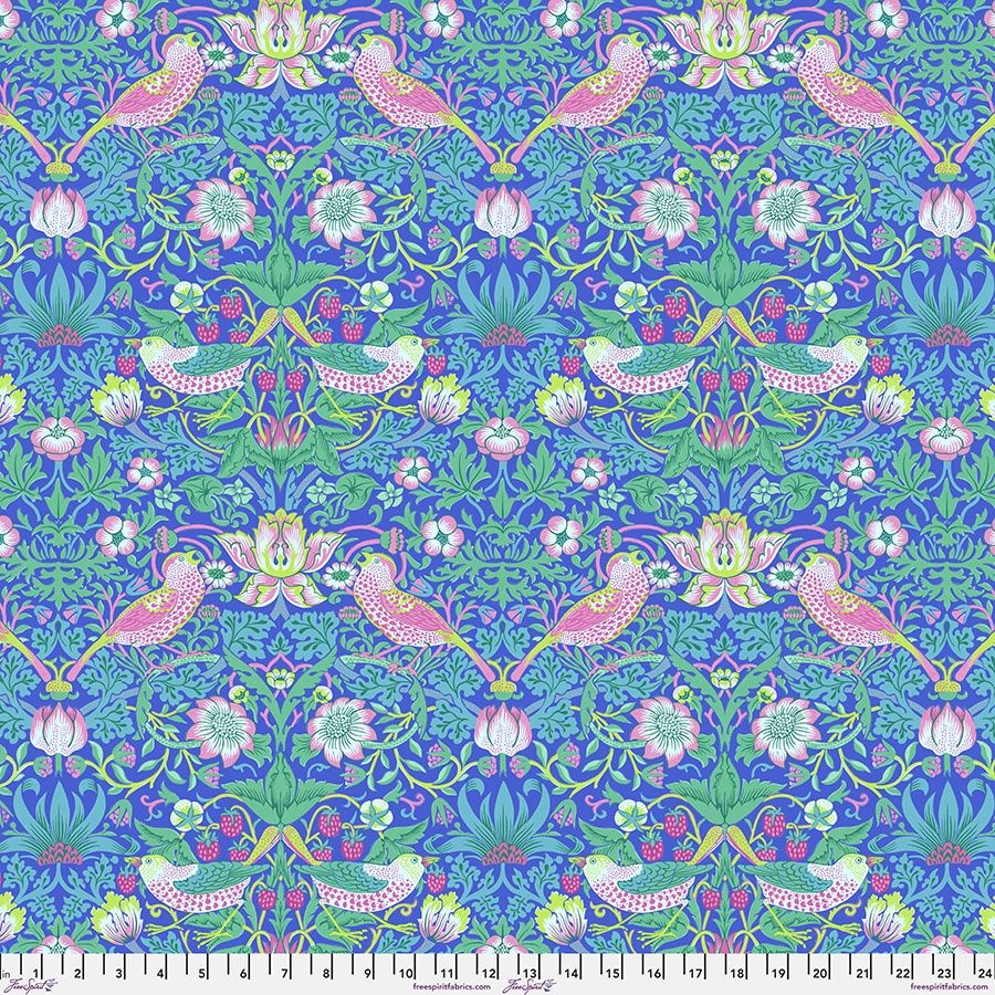Strawberry Thief - Blue || Kaffe x Morris &amp; Co.