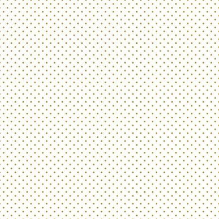 Swiss Dot On White Sparkle Color Gold