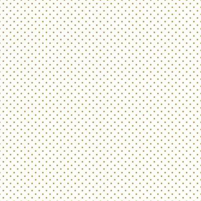 Swiss Dot On White Sparkle Color Gold