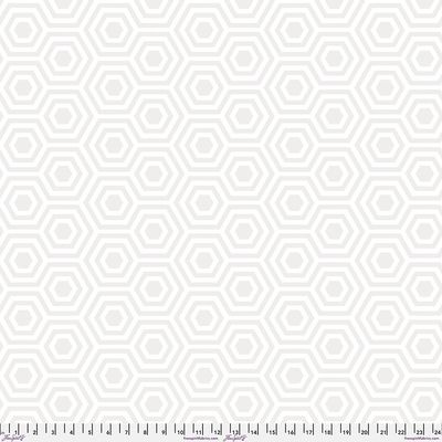 Backing Fabric - Hexy XL - Snowfall || Tula's True Colors Quilt Backs