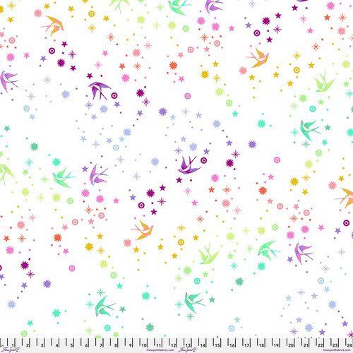 Fairy Dust - White || True Colors Minky