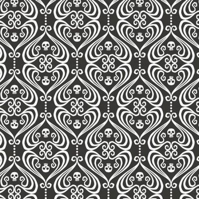Ornaments Black/White Organic Cotton Halloween | Halloween