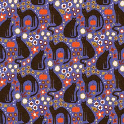 Morticia Blue Organic Cotton Halloween