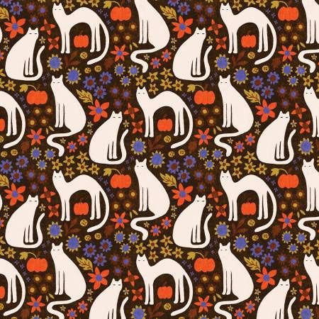 Morticia Dark Brown Organic Cotton Halloween