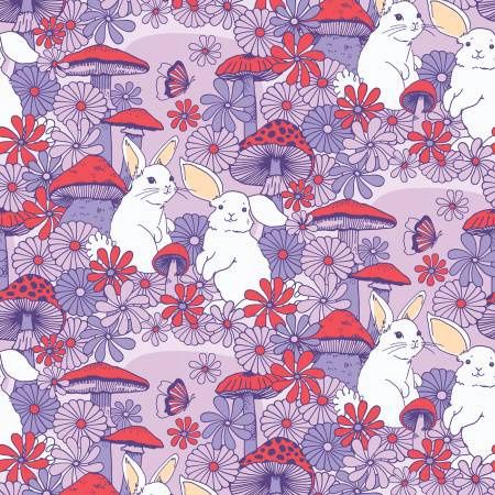 Purple/Red Forest Friends Organic