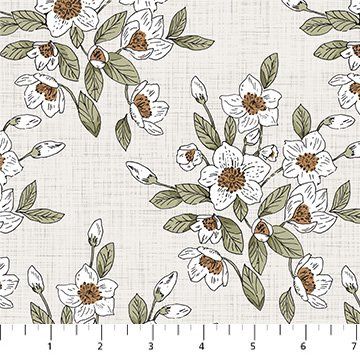Floral - Cream