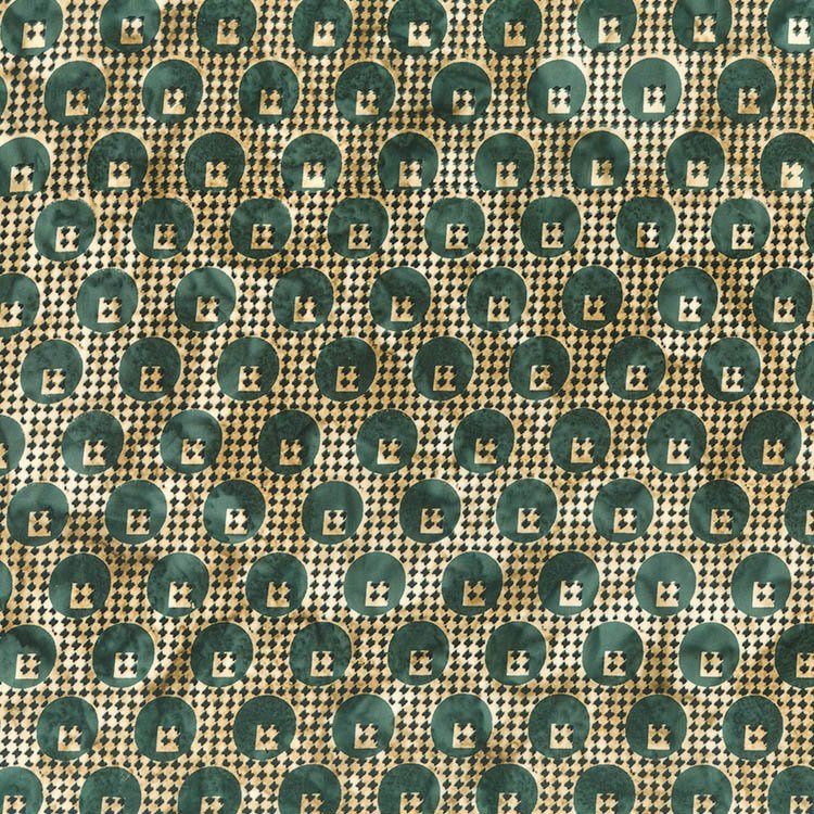 Dot Plaid - Forest Green