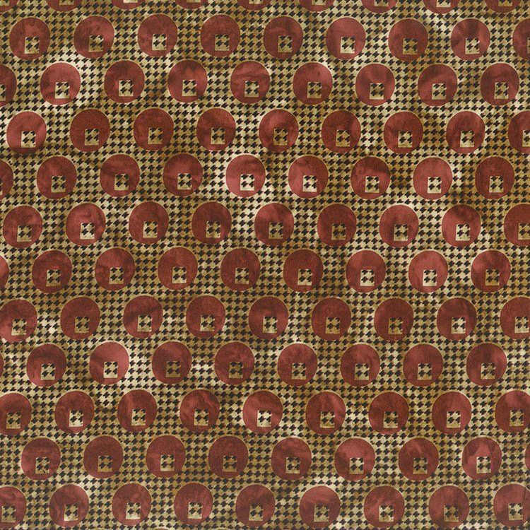 Dot Plaid - Burnt Russet