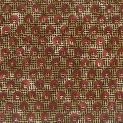 Dot Plaid - Burnt Russet