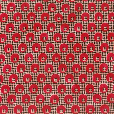 Dot Plaid - Lipstick Red