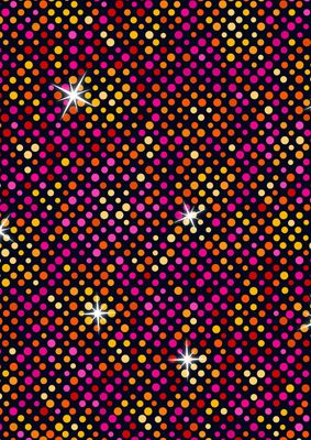 Multi big glitter with gold metalllic| Misc Bolts