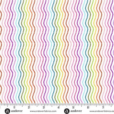 Makower UK Revival by Makower UK Ripple White| Misc Bolts