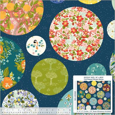 Orchard &amp; Grove Polka Dot Project Starter Navy | Windham