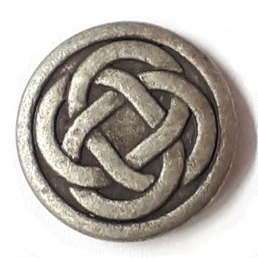 celtic knot with shank - Size: 18mm - Color: antique tin 653632907461