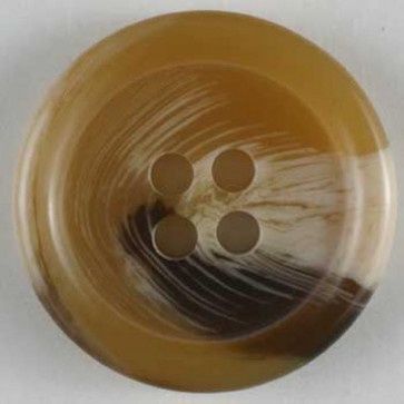 fashion button - Size: 11mm - Color: beige 653631800725