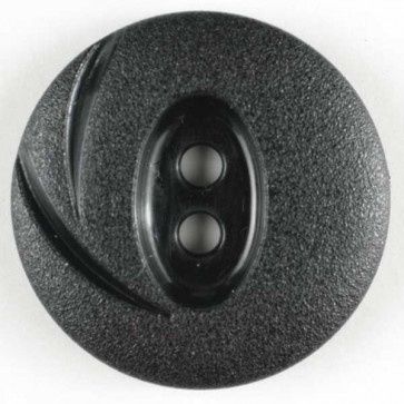 fashion button - Size: 18mm - Color: black 653632508996