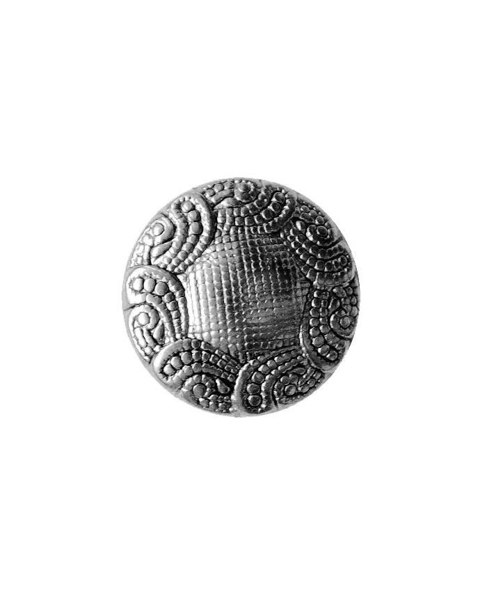 full metal button round shape with shank - Size: 13mm - Color: altsilber - Art.No.: 261488 653632614888