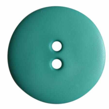 Green Aqua 1/2in 2 Hole Button 24 per Tube 653631790163