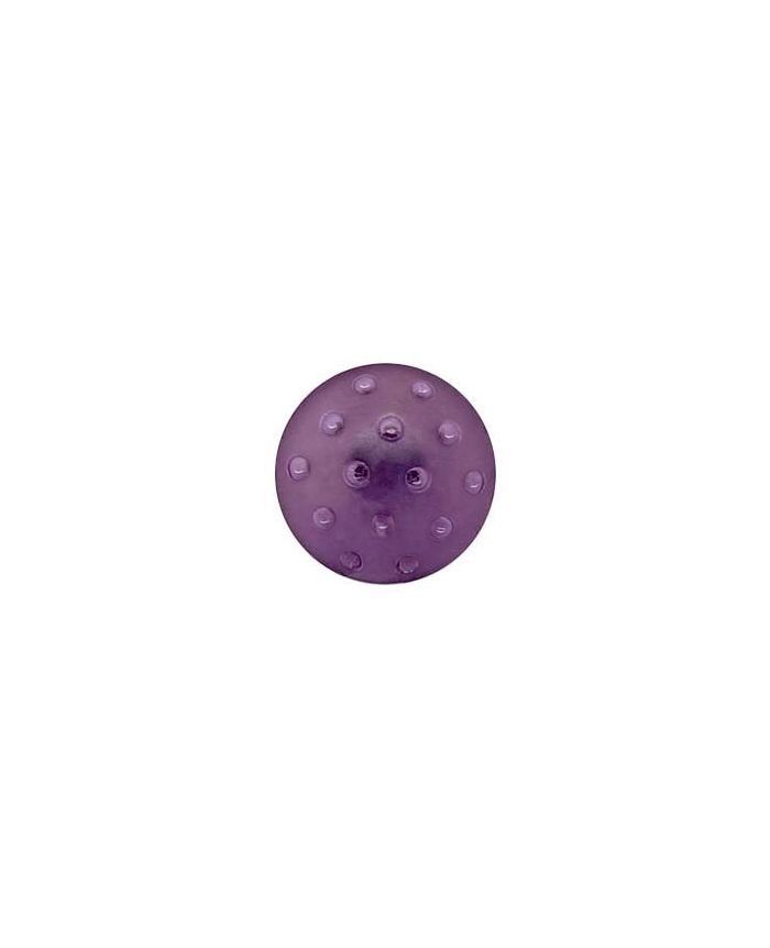 purple 14mm plexiglass buttton round frozen look with shank 653632870024