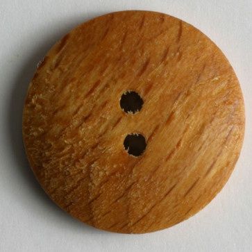 wood button - Size: 13mm - Color: brown 653632011946