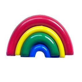 children button rainbow polyamide with shank - Size: 18mm - Color: rot - Art.No.... 652453111415