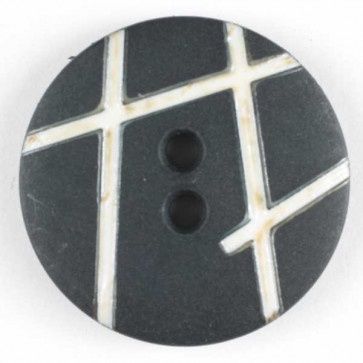 fashion button - Size: 23mm - Color: black 652453007794